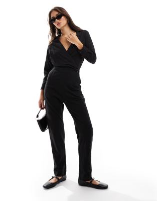 G-Star G-Star shirt jumpsuit in black