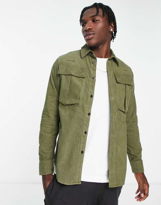 Olive green long sleeve cheap shirt outfit