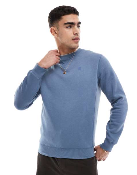 G-Star sweatshirt in slate blue - view 1