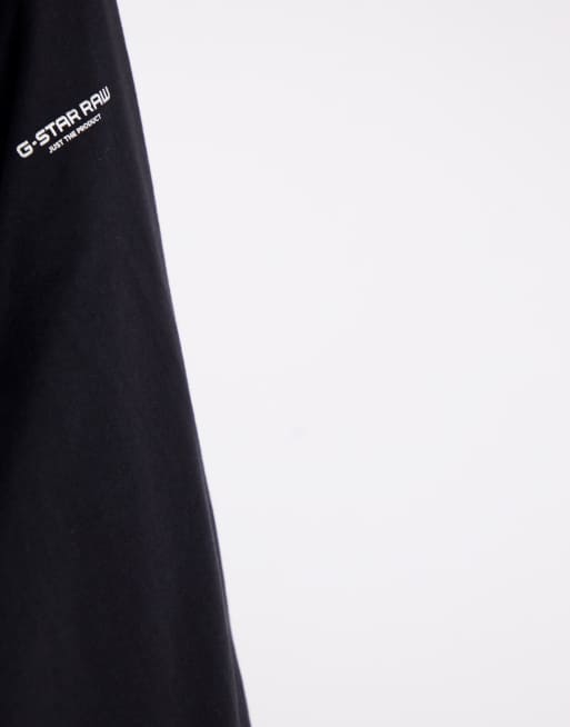 G-Star - T-shirt à manches longues avec petit logo - Noir, 4 de 4