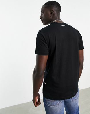  G-Star - T-shirt avec écusson logo - Noir