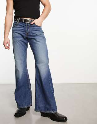 G-Star Triple A bootcut jeans in midwash blue