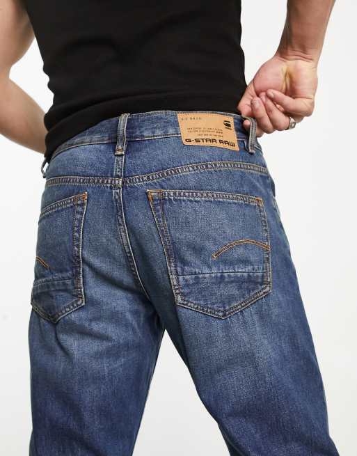 G-Star Triple A bootcut jeans in midwash blue