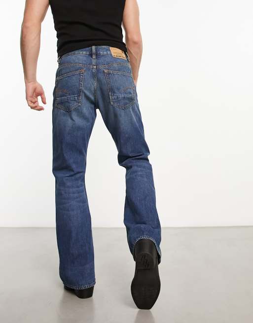 Triple A Bootcut Jeans, Medium blue