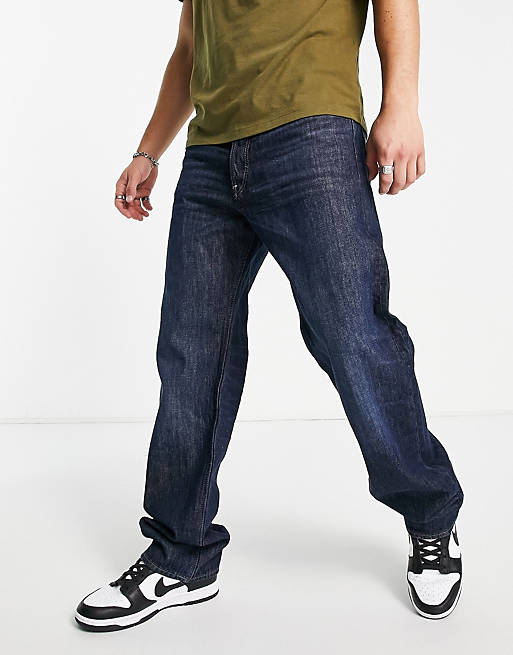 palm Cilia Moreel G-Star Type 49 relaxed straight jeans in indigo blue | ASOS