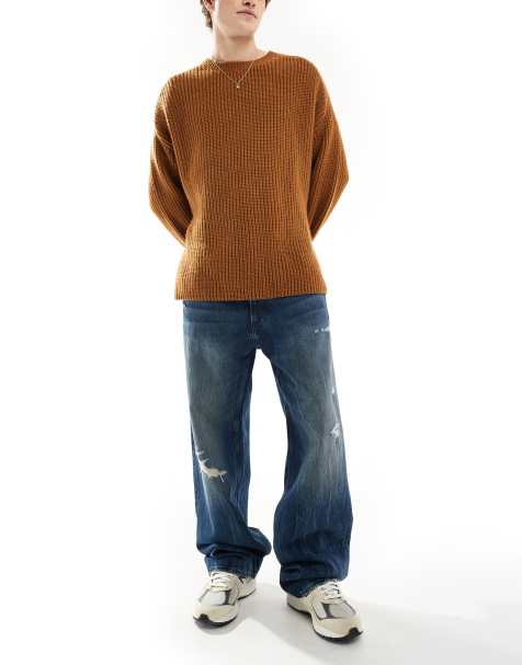 G-Star – Type 96 – Lockere Jeans in mittelblauer Waschung im Distressed-Look - view 1