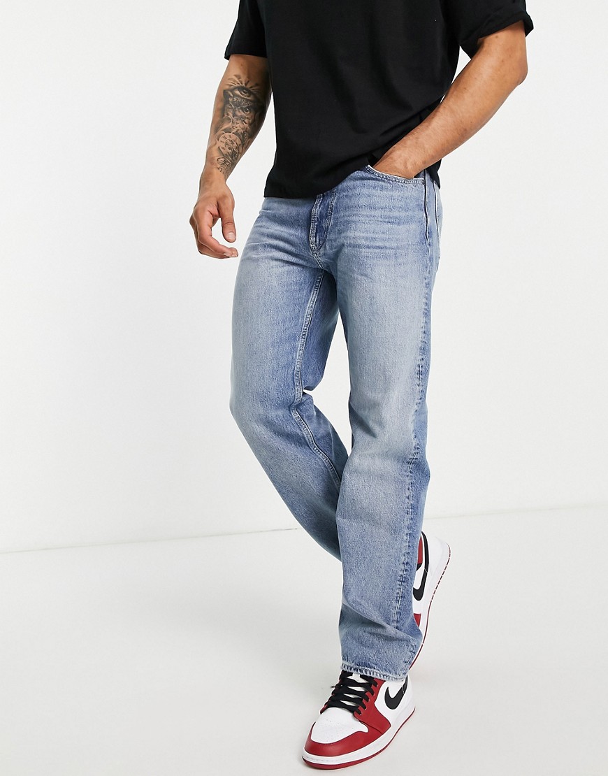 G-Star type49 relaxed straight jeans in light wash-Blue