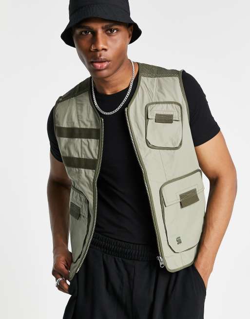 G-Star – Utility-Trägertop in Khaki