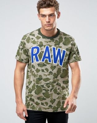 camo raw shirt