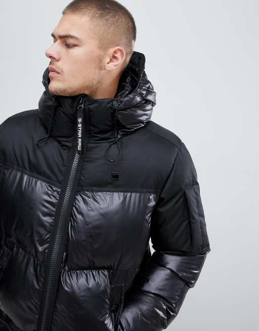 G star whistler on sale hooded quilted jacket