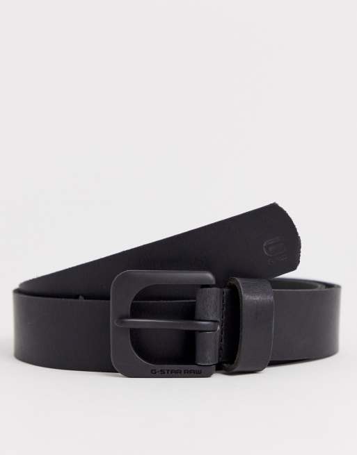 G Star Zed Ceinture En Cuir Noir Asos