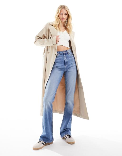 Gabardina color arena con lazada en la cintura de Pieces Tall, 2 de 4