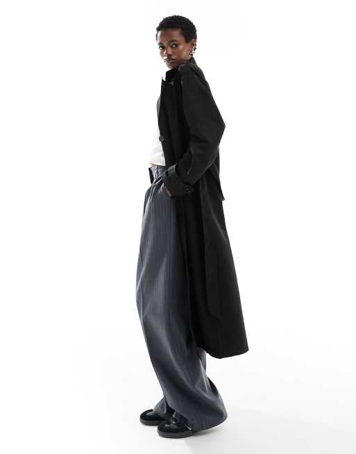 Gabardina larga negra de ONLY , 2 de 4