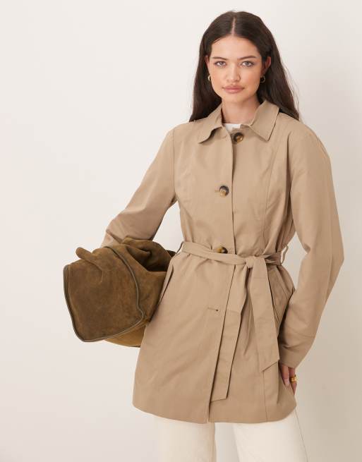 Gabardina marrón claro de JDY, 4 de 4