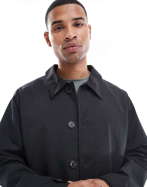Gabardina negra de Jack & Jones, 3 de 5