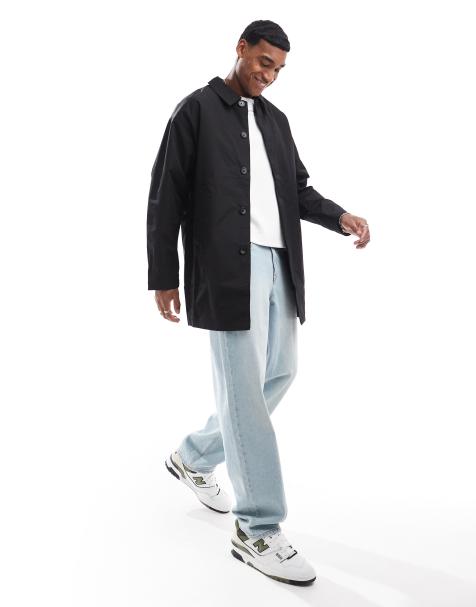 Gabardina negra impermeable de Jack & Jones - view 1