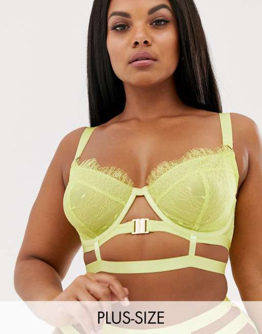 Gabi Fresh X Playful Promises lace longline cut out bra & brief set, 2 of 3