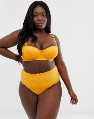 soutien gorge jaune moutarde