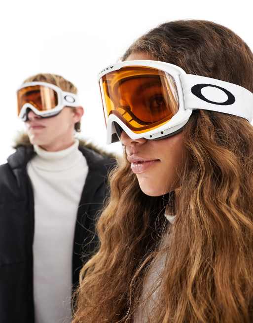 Gafas de esqui blancas y naranjas O Frame 2.0 de Oakley ASOS