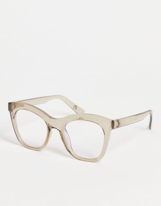 Gafas de montura gris con filtro de luz azul Harlots Bed de The Book Club
