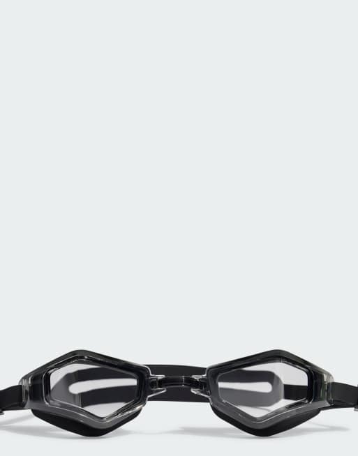 Gafas de natación negras y plateado metalizado Ripstream Starter de adidas Performance