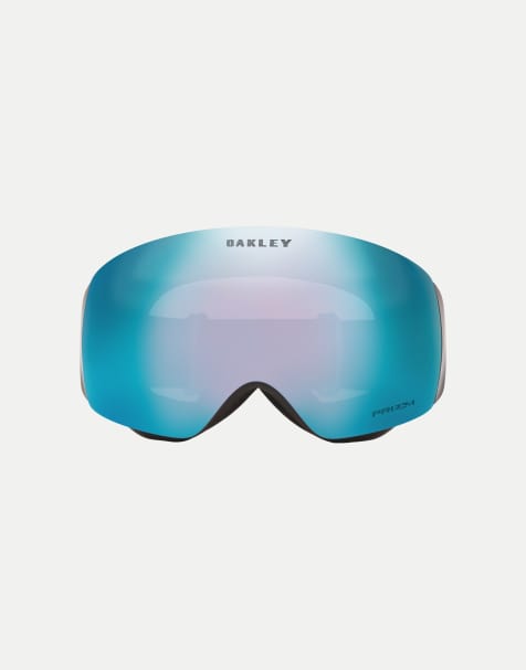 Gafas de nieve negras con lentes azules efecto espejo Flight Deck™ M Factory Pilot de Oakley - view 1