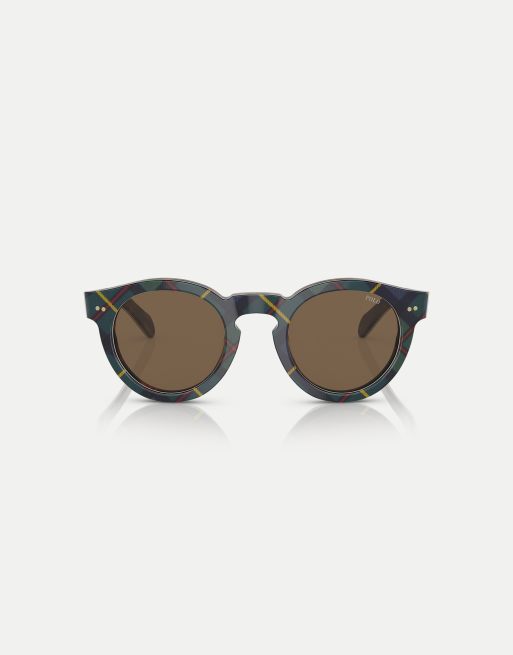 Gafas de sol a cuadros escoceses efecto carey Gordon Ph4165 Phantos de Polo Ralph Lauren , 2 de 4