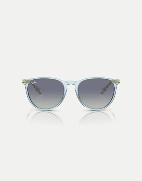 Gafas de sol azul claro transparente con lentes grises Erika Classic Phantos de Ray-Ban - view 1