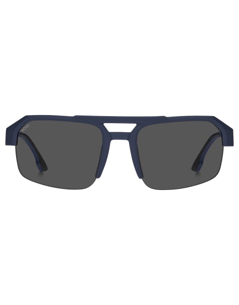 Gafas de sol azules cuadradas de BOSS - view 1