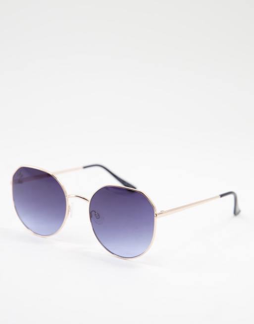 Gafas de sol azules redondas para mujer de Jeepers Peepers