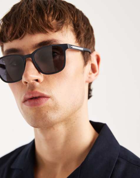 Gafas de sol azules y grises rectangulares de Tommy Hilfiger - view 1