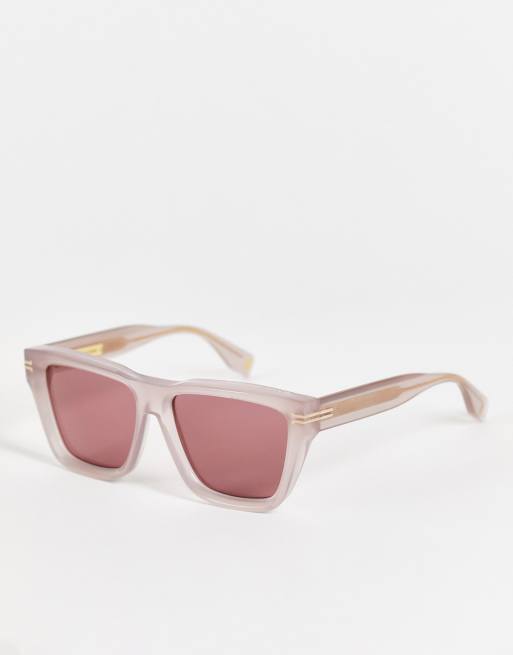Gafas de sol beis cuadradas de Marc Jacobs