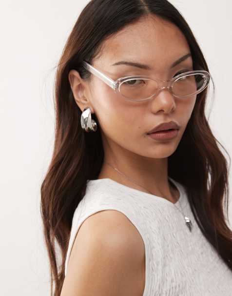 Gafas de sol beis ovaladas de Monki - view 1