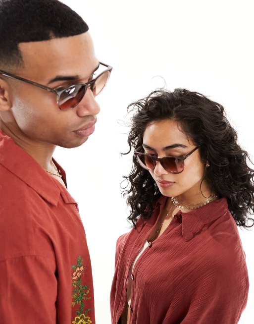 Gafas de sol beis y carey redondeadas de Ray-Ban , 4 de 4