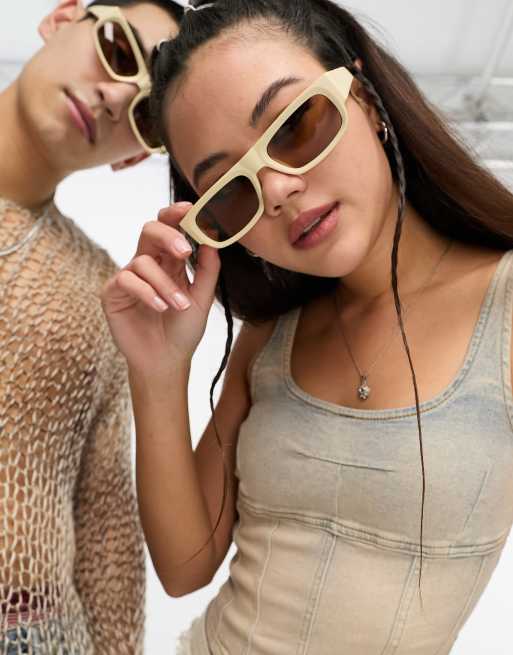  SOJOS Gafas de sol cuadradas retro para mujer : Ropa, Zapatos y  Joyería