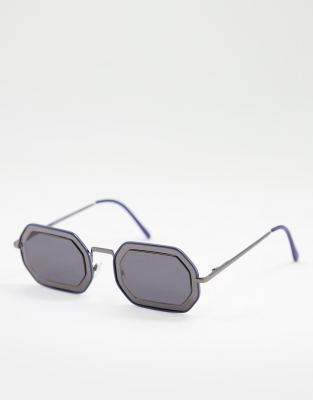 Gafas de sol con lentes rectangulares London Calling de AJ Morgan