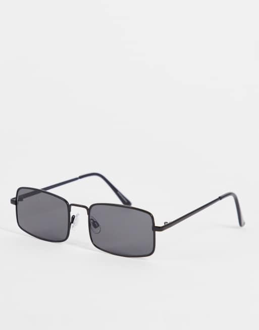 Gafas de sol con montura negro mate rectangular de Madein.