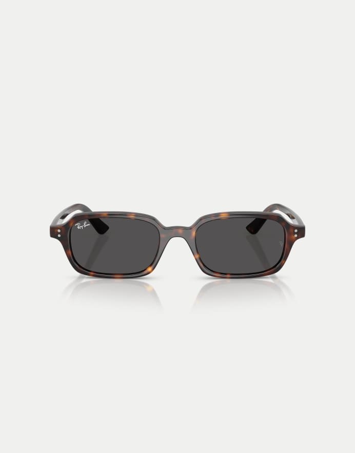 Ray-Ban Gafas de sol con montura rectangular con lentes grises Zuri de
