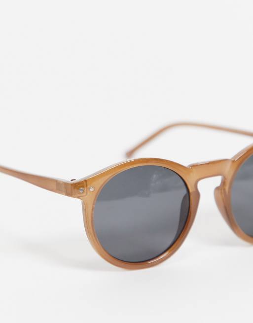 sol montura marrón retro de ASOS DESIGN | ASOS