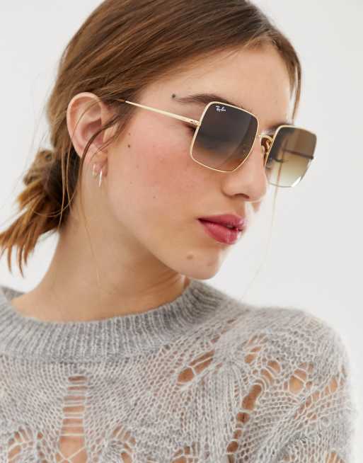 Gafas de sol cuadradas 0RB1971 de Ray Ban ASOS