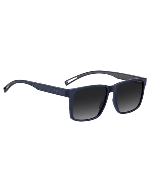 Gafas de sol cuadradas en azul de HUGO, 3 de 3