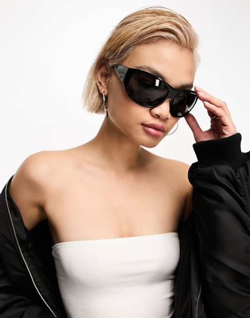 Gafas de sol cuadradas extragrandes para mujer con montura grande y lentes  color