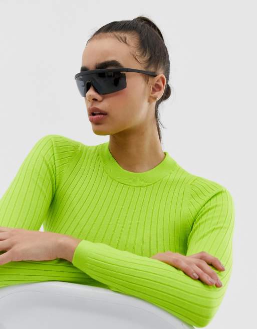 Gafas de de estilo aviador envolventes de ASOS DESIGN | ASOS