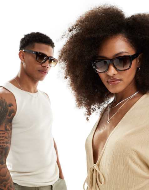 Gafas de sol efecto carey con montura rectangular de Ray-Ban - view 1