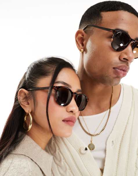 Gafas de sol efecto carey redondas Grad School de AJ Morgan - view 1