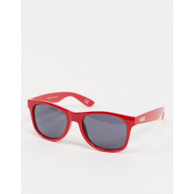 Gafas vans store hombre rojas