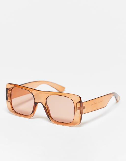 Gafas de sol en tonos naranjas de estilo visor de los años 90 de SVNX