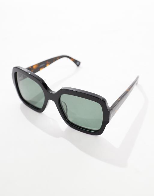 Gafas de sol estilo años 70 con lentes polarizadas de acetato de ASOS DESIGN , 2 de 4
