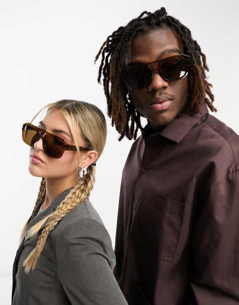 Gafas de sol estilo aviador con diseño ahumado transparente Kaya de A.KJÆRBEDE - view 1