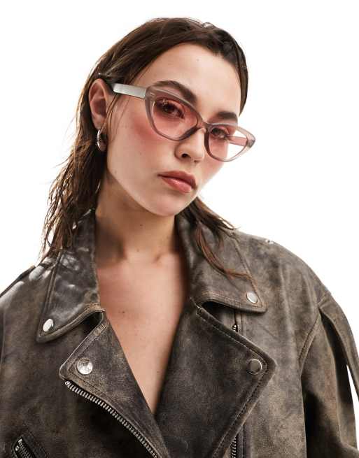 Gafas de sol estilo ojos de gato en violeta de Jeepers Peepers